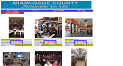 Desktop Screenshot of miamirestaurantsforsale.us