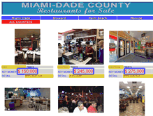 Tablet Screenshot of miamirestaurantsforsale.us